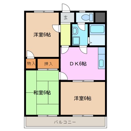 井田川駅 徒歩32分 1階の物件間取画像